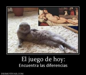 El juego de hoy: Encuentra las diferencias