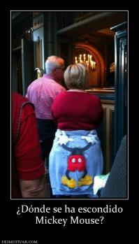 ¿Dónde se ha escondido Mickey Mouse?