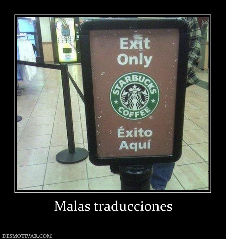 Malas traducciones