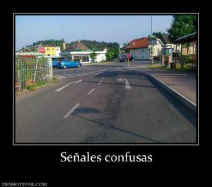 Señales confusas