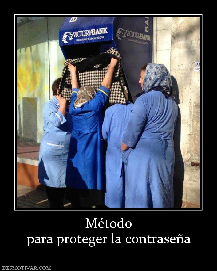 Método para proteger la contraseña