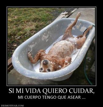 SI MI VIDA QUIERO CUIDAR, MI CUERPO TENGO QUE ASEAR ...