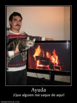 Ayuda ¡Que alguien me saque de aqui!