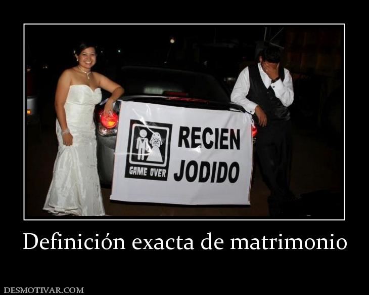 Definición exacta de matrimonio