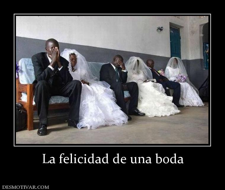 La felicidad de una boda