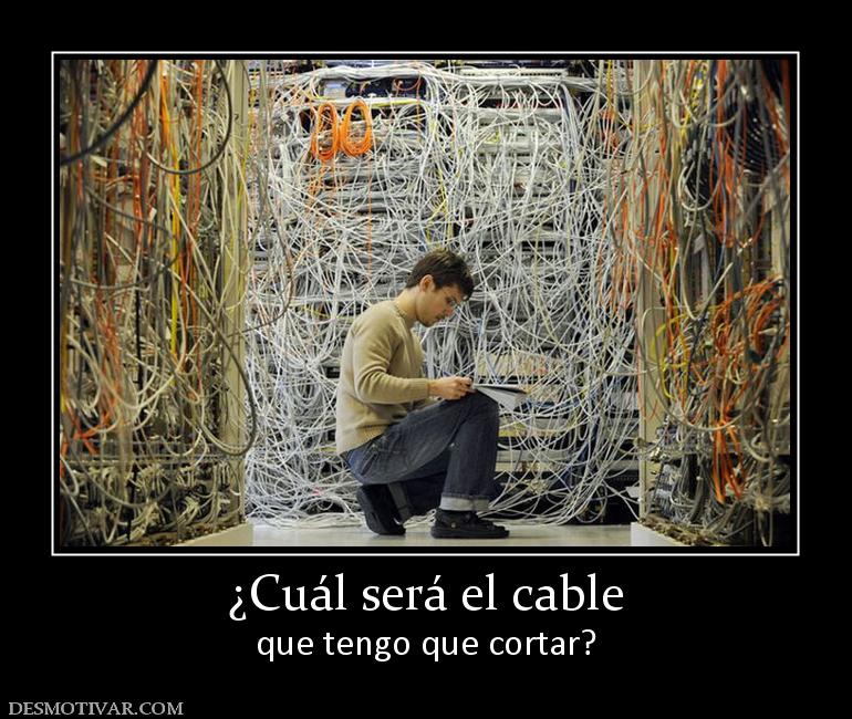 ¿Cuál será el cable que tengo que cortar?