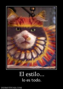 El estilo... lo es todo.