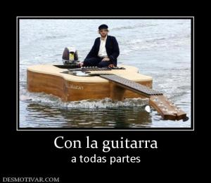 Con la guitarra a todas partes