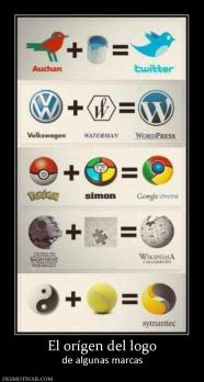 El orígen del logo de algunas marcas