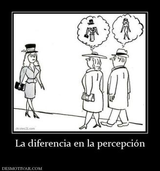 La diferencia en la percepción