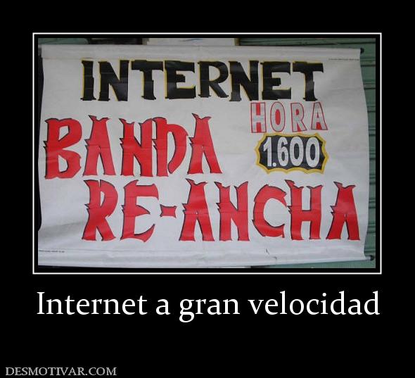 Internet a gran velocidad