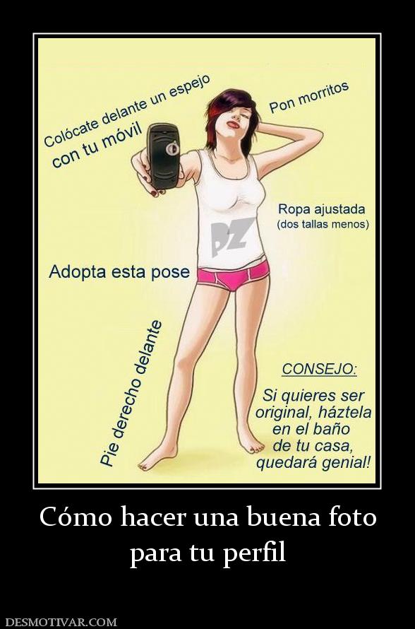 Cómo hacer una buena foto para tu perfil