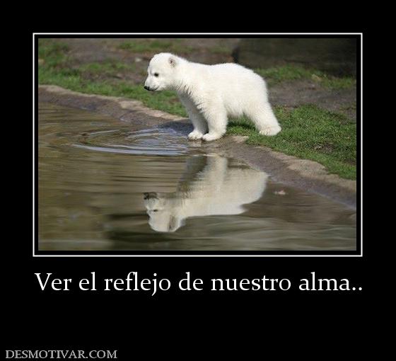 Ver el reflejo de nuestro alma..