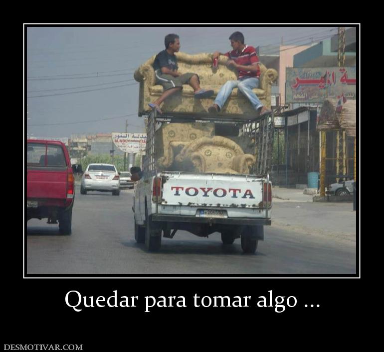 Quedar para tomar algo ...