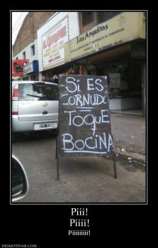 Piii! Piiii! Piiiiiiiii!