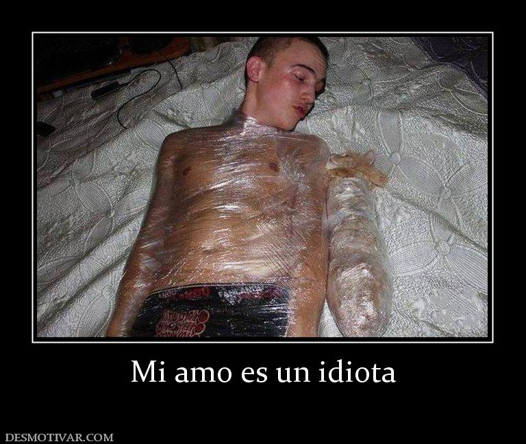 Mi amo es un idiota