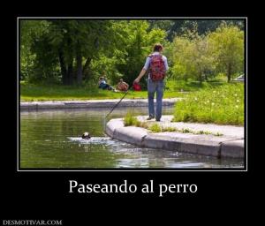Paseando al perro