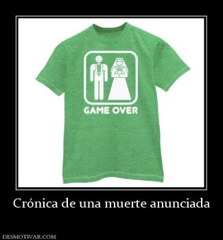 Crónica de una muerte anunciada