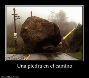 Una piedra en el camino