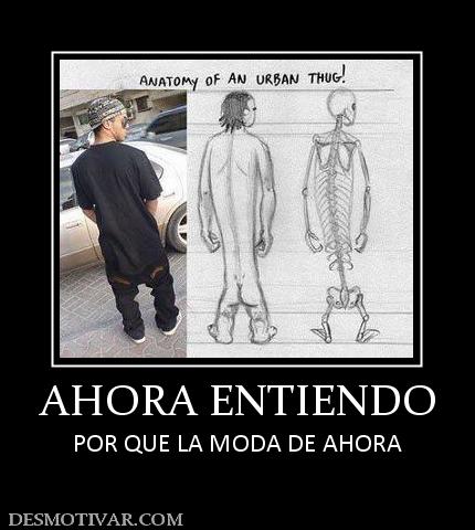 AHORA ENTIENDO POR QUE LA MODA DE AHORA