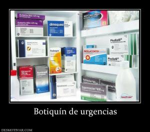 Botiquín de urgencias