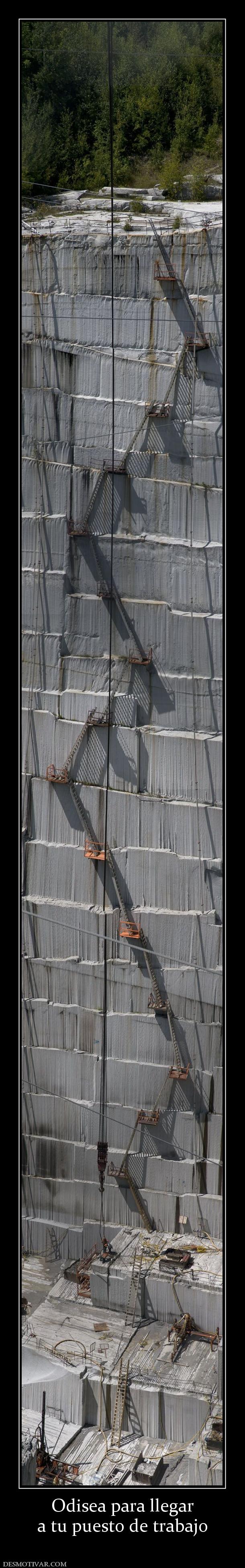 Odisea para llegar a tu puesto de trabajo