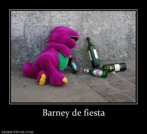 Barney de fiesta