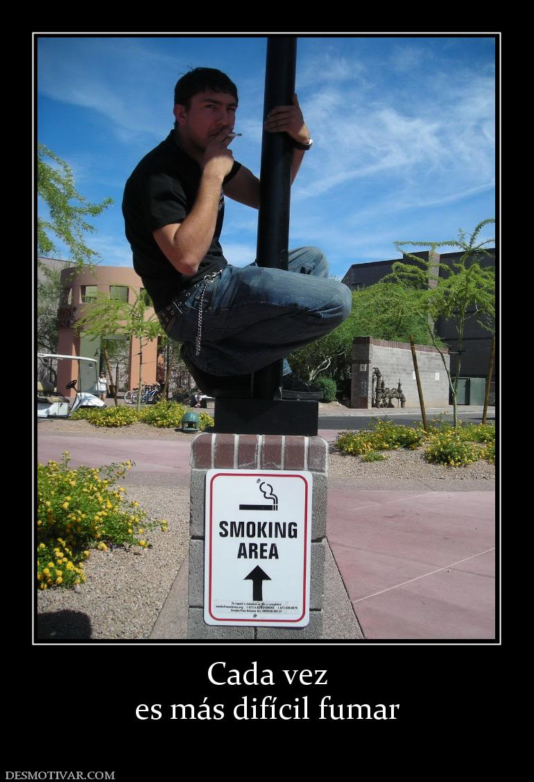 Cada vez es más difícil fumar