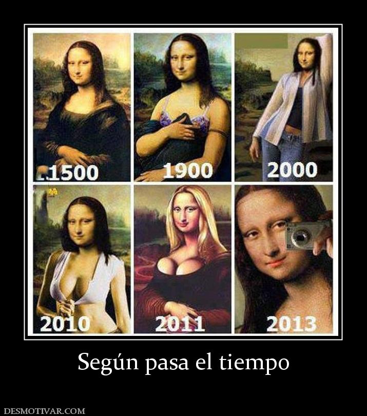 Según pasa el tiempo