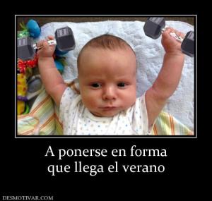 A ponerse en forma que llega el verano