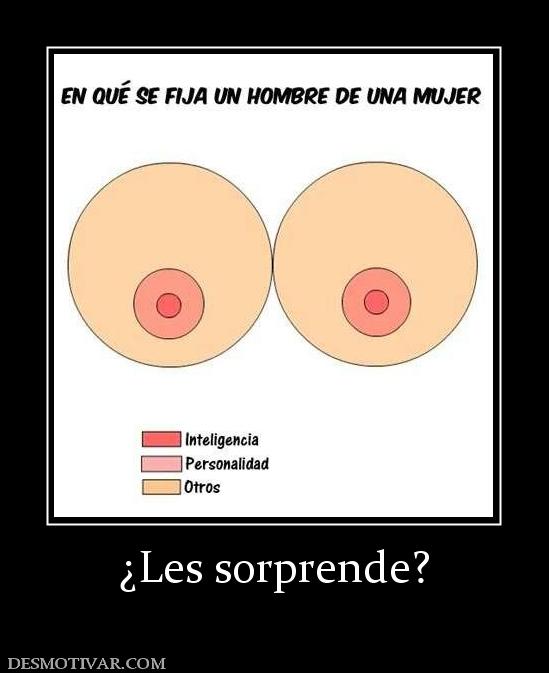 ¿Les sorprende?