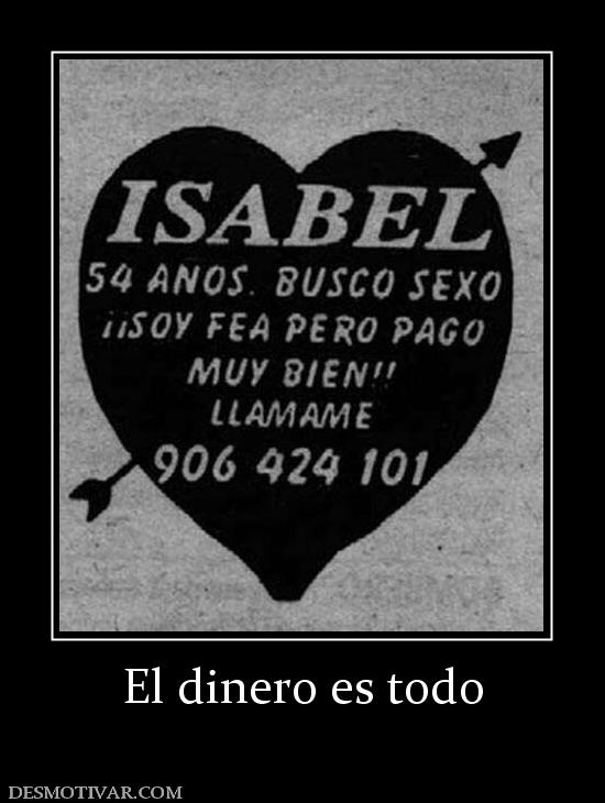 El dinero es todo