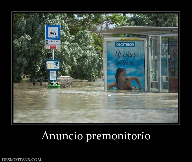 Anuncio premonitorio