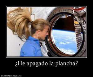 ¿He apagado la plancha?