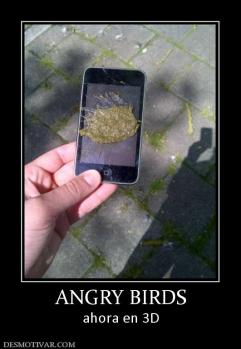 ANGRY BIRDS ahora en 3D
