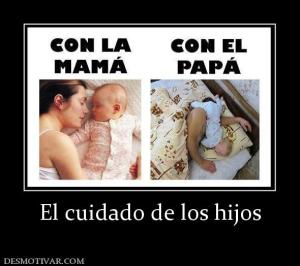 El cuidado de los hijos
