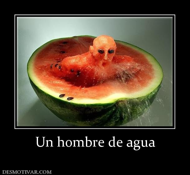Un hombre de agua