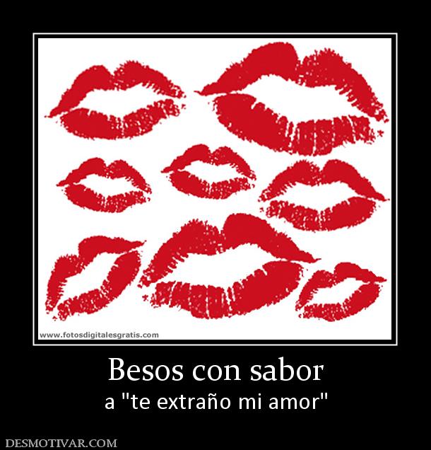 Besos con sabor a