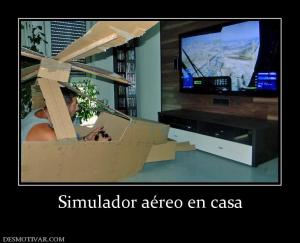 Simulador aéreo en casa