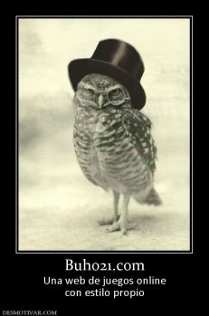 Buho21.com Una web de juegos online con estilo propio