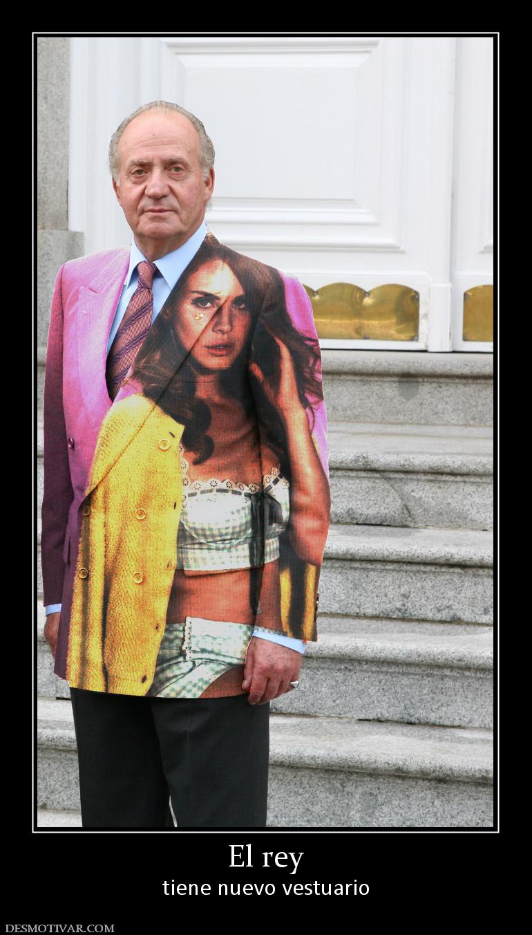 El rey tiene nuevo vestuario