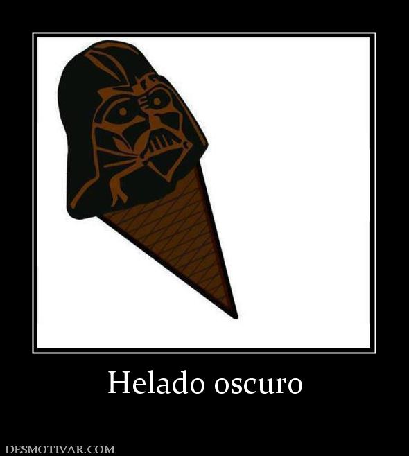 Helado oscuro