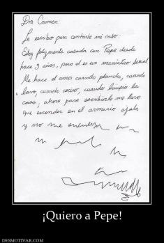 ¡Quiero a Pepe!