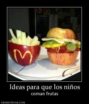 Ideas para que los niños coman frutas