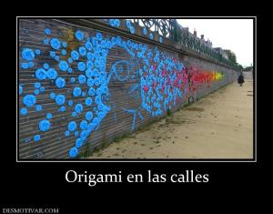 Origami en las calles