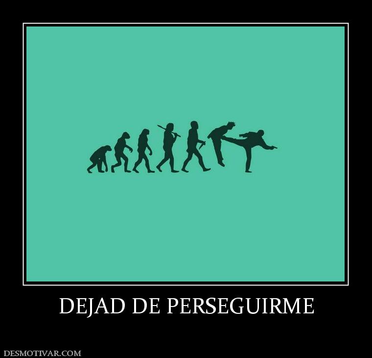 DEJAD DE PERSEGUIRME