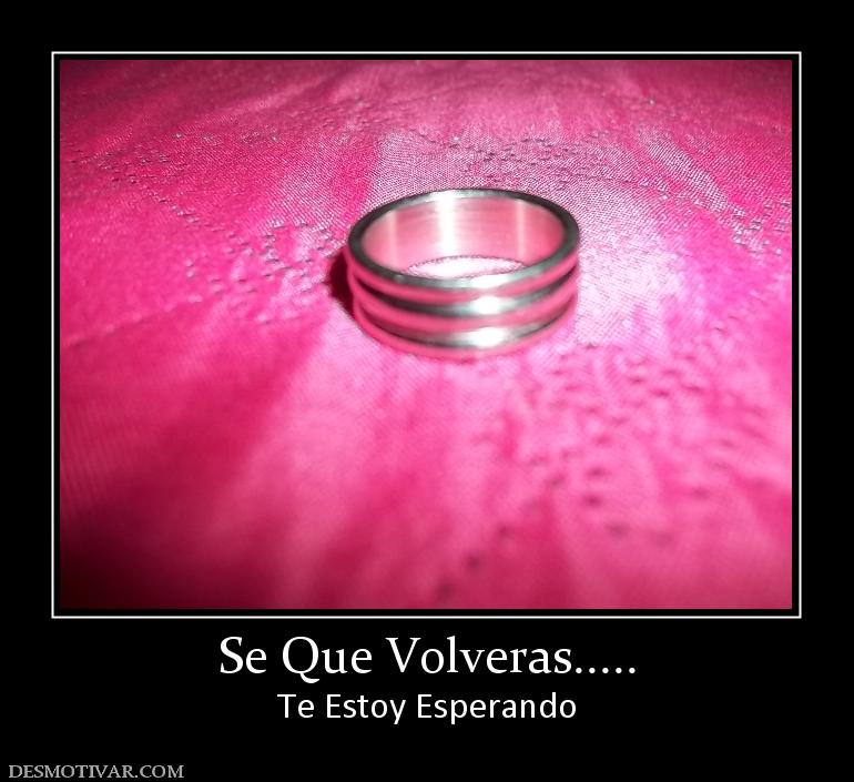 Se Que Volveras..... Te Estoy Esperando