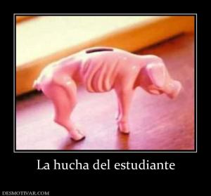 La hucha del estudiante