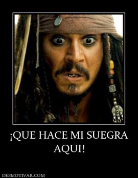 ¡QUE HACE MI SUEGRA AQUI!