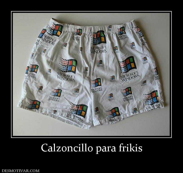 Calzoncillo para frikis